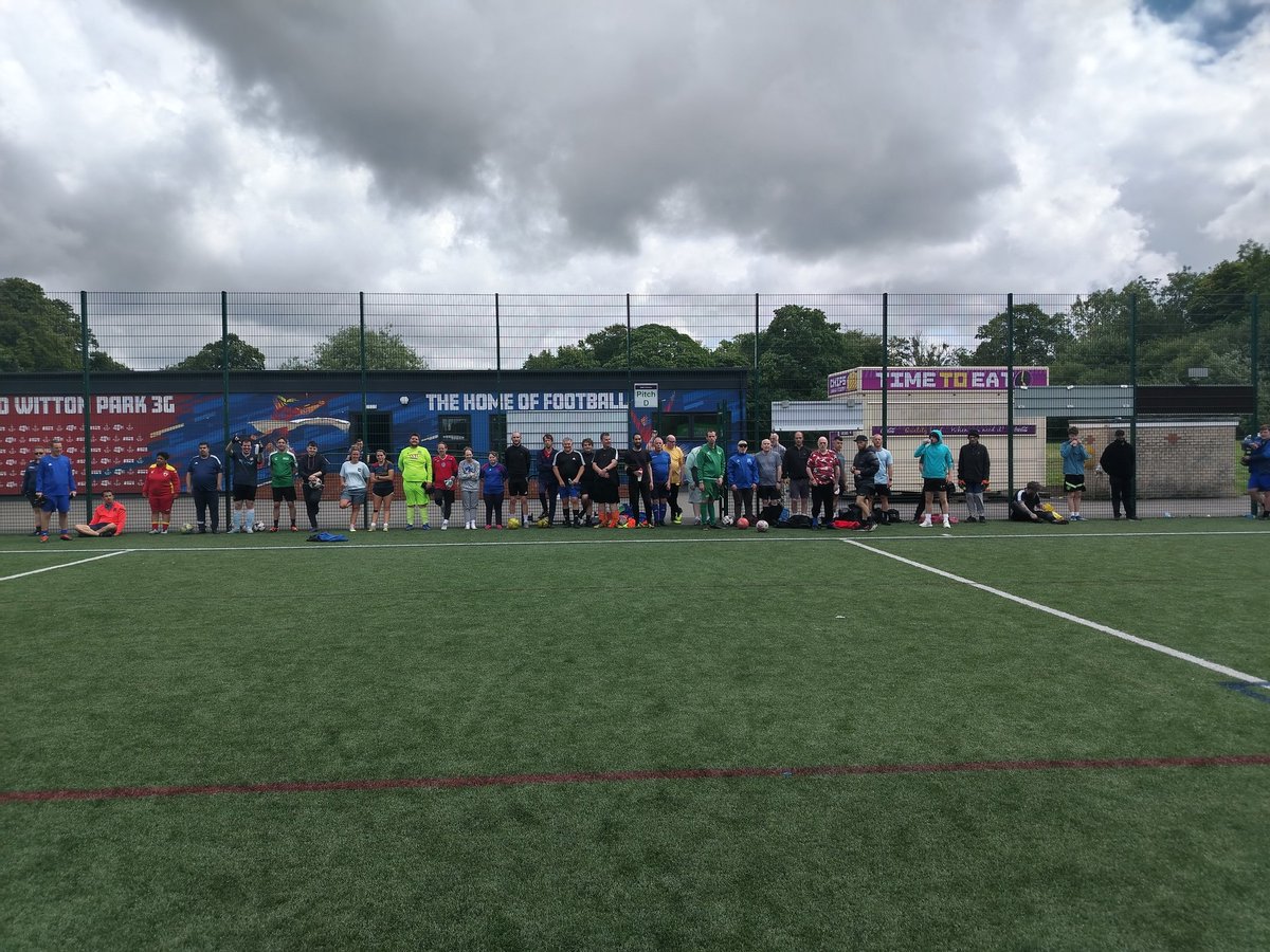 PennineFootball's tweet photo. Keeping up the trend with 42 participants getting #FootballTherapy at the Social Inclusion session, sponsored by @LancashireFA!
Dan took the POTD🏅with a great defensive display!
#DoingThingsDifferent https://t.co/XHMPfmpWEH