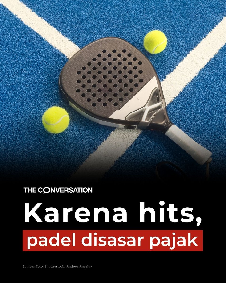 Dulu olahraga itu soal gerak badan dan kesehatan.

Sekarang?

Kadang soal gaya hidup dan privilege...

Lihat saja padel...Raketnya jutaan, latihannya ratusan ribu per jam, tempat mainnya di spot eksklusif.