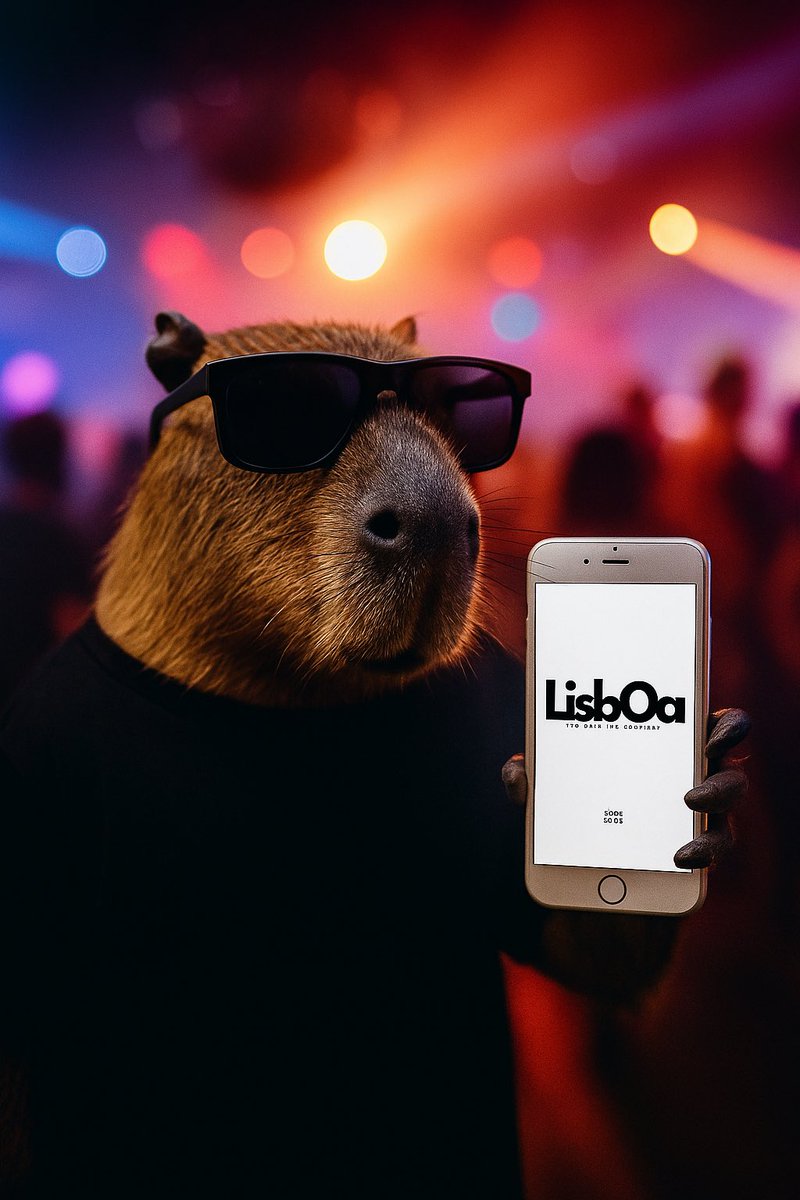 lisbopy's tweet image. The party you expected! 
Suitable for all audiences ✨

LISBOA 🦦