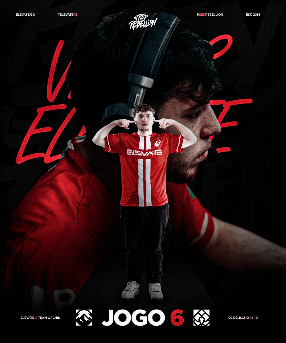Hora da redenção. Vamos buscar nossa vaga nos playoffs da Liga Asiática.

🆚 Team Orchid
⏰ Hoje às 9h10
📺 <a href="/Moska1m/">Jeferson Sampaio | Moska</a> 

#ElevateR6 | #RedRebellion