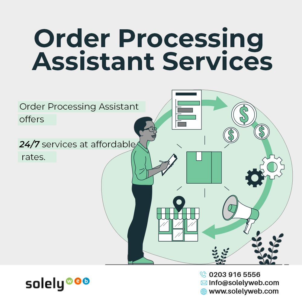 Solelyweb's tweet image. We specialize in optimizing your order processing to boost efficiency and accuracy. Designed for businesses of all sizes. Let us manage order complexities while you focus on business growth. #Solelyweb #Ecommerce #Orderprocessing #businessgrowth #Bestservice #customersatisfaction