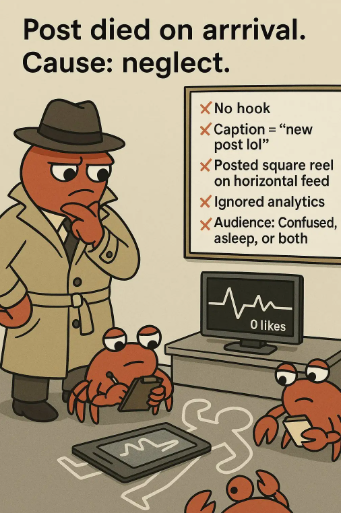 socialcrabdotid's tweet photo. Everyone wants viral posts.
But no one wants to run the autopsy.
Socialcrab helps you fix it before it flops.
@SuperteamINDO
@solana
@LugasAnegah
@believeapp
@pasternak
#Socialcrabid #PostSmarter #SocialMediaStrategy #MemeMarketing #bikinajadulu https://t.co/L5BuvRpQdB