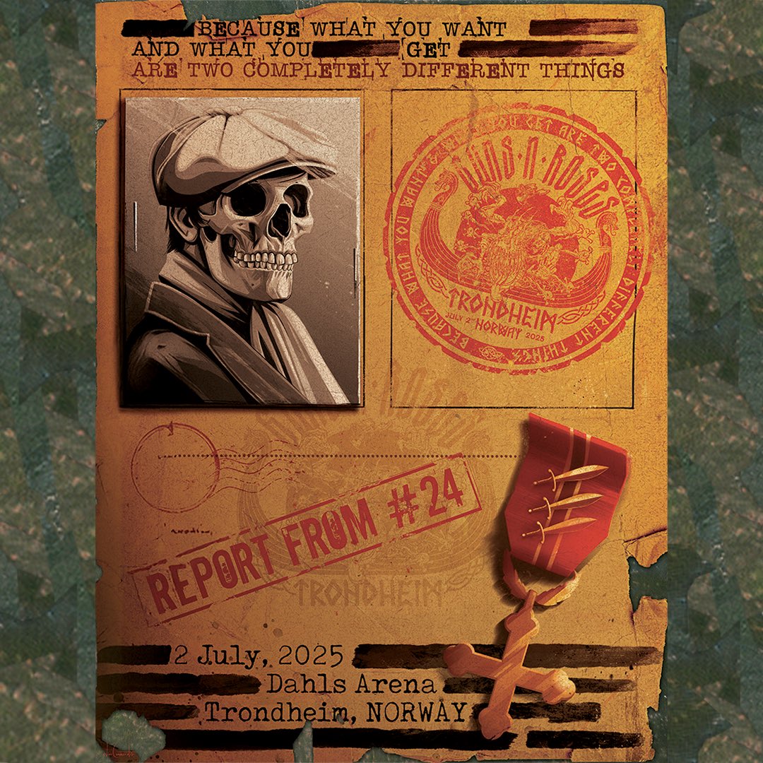 gunsnroses's tweet image. Norway! Tonight marks our first time in Trondheim. Er du klar?