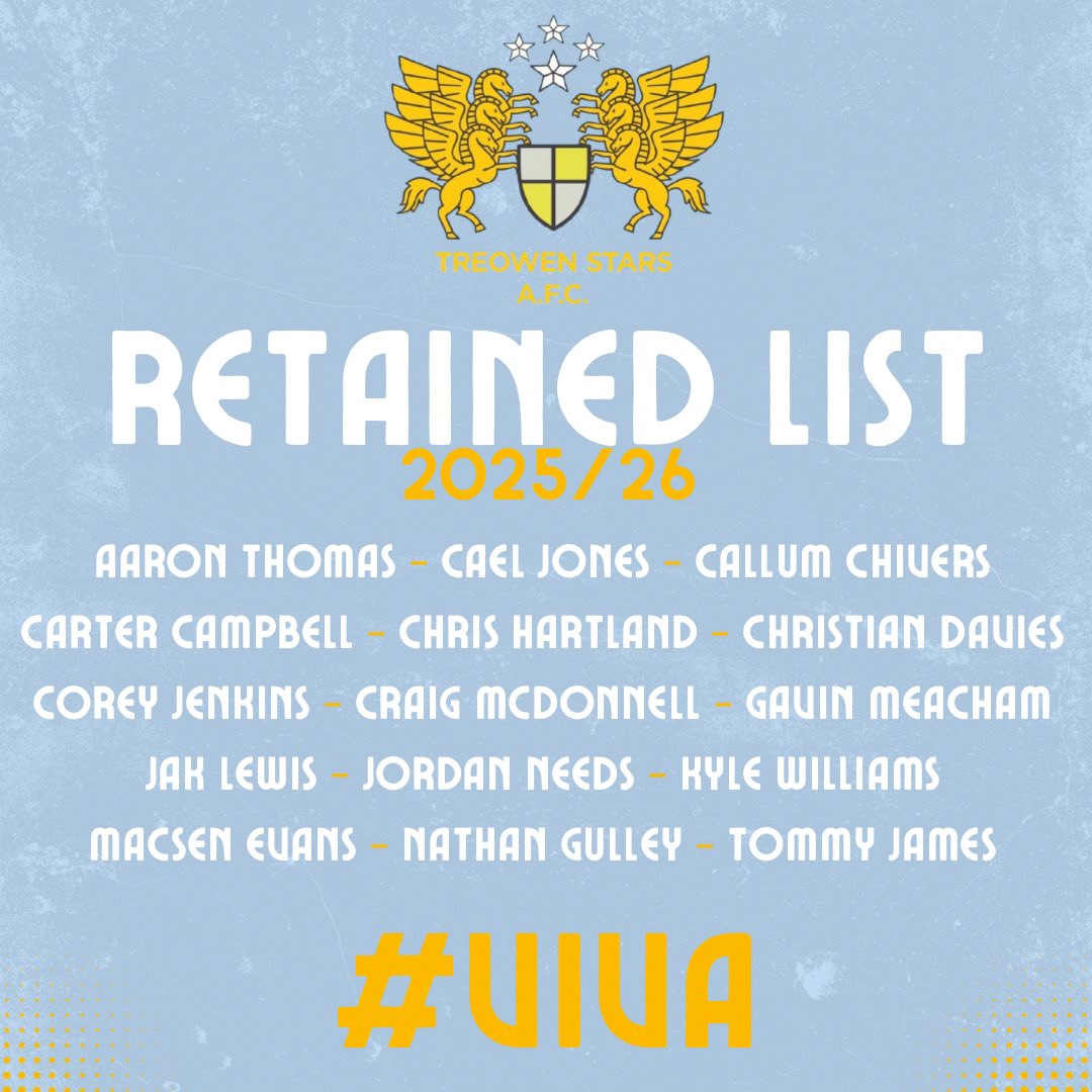 🔒📋 Retained 2025/26 

The backbone of the stars remains strong 💪🏼 

Take a look at who’s staying at Bush Park this season! 

#Viva ✨