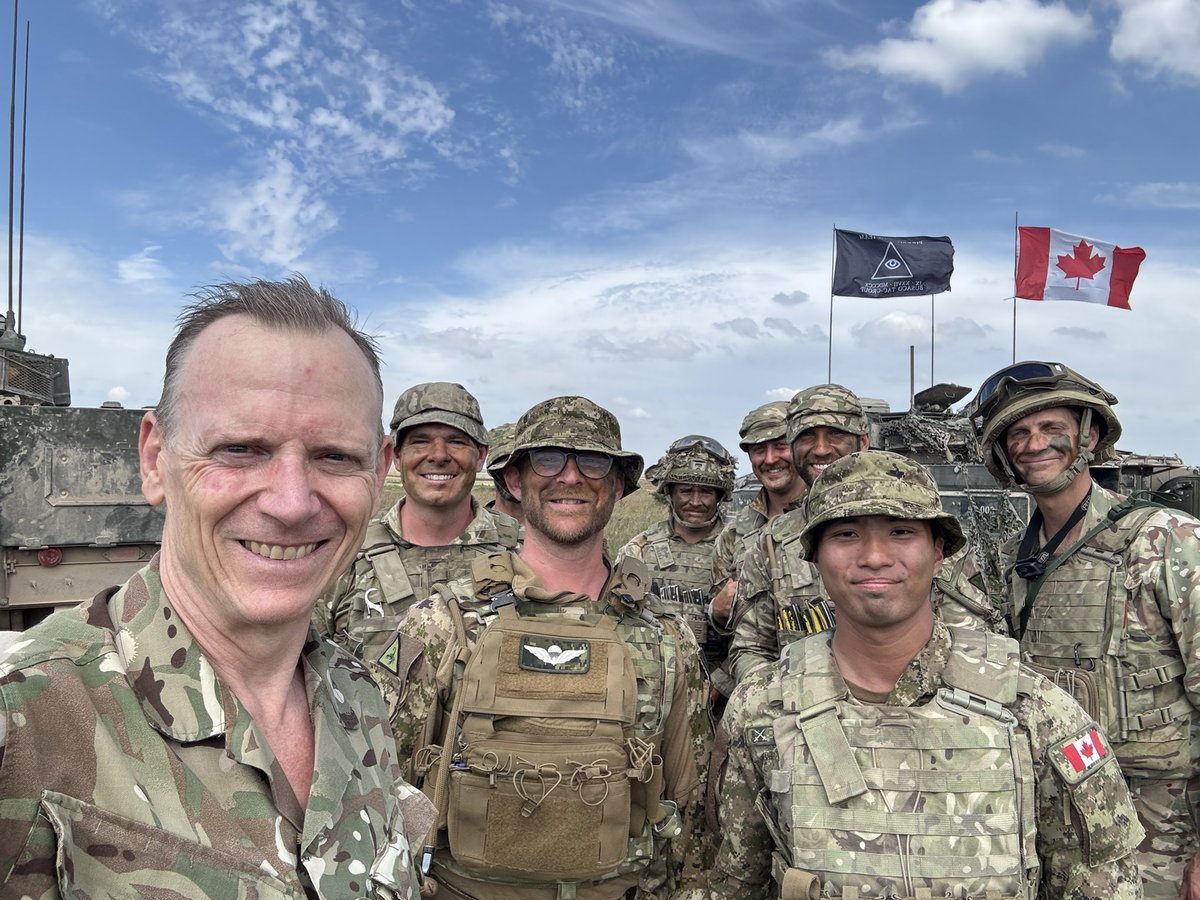 ‘Best day ever’ (as my dog says). Fab visit to <a href="/MSUOTC/">Manchester & Salford UOTC</a> <a href="/UotcLiverpool/">LiverpoolUOTC</a> and <a href="/1stRegiment_RHA/">1st Regiment Royal Horse Artillery</a> on Salisbury Plain (and on Canada Day!). The quality of the people shone through - young officer cadets, young Gunners, &amp; more senior officers &amp; NCOs. The future is bright! <a href="/BritishArmy/">British Army 🇬🇧</a>