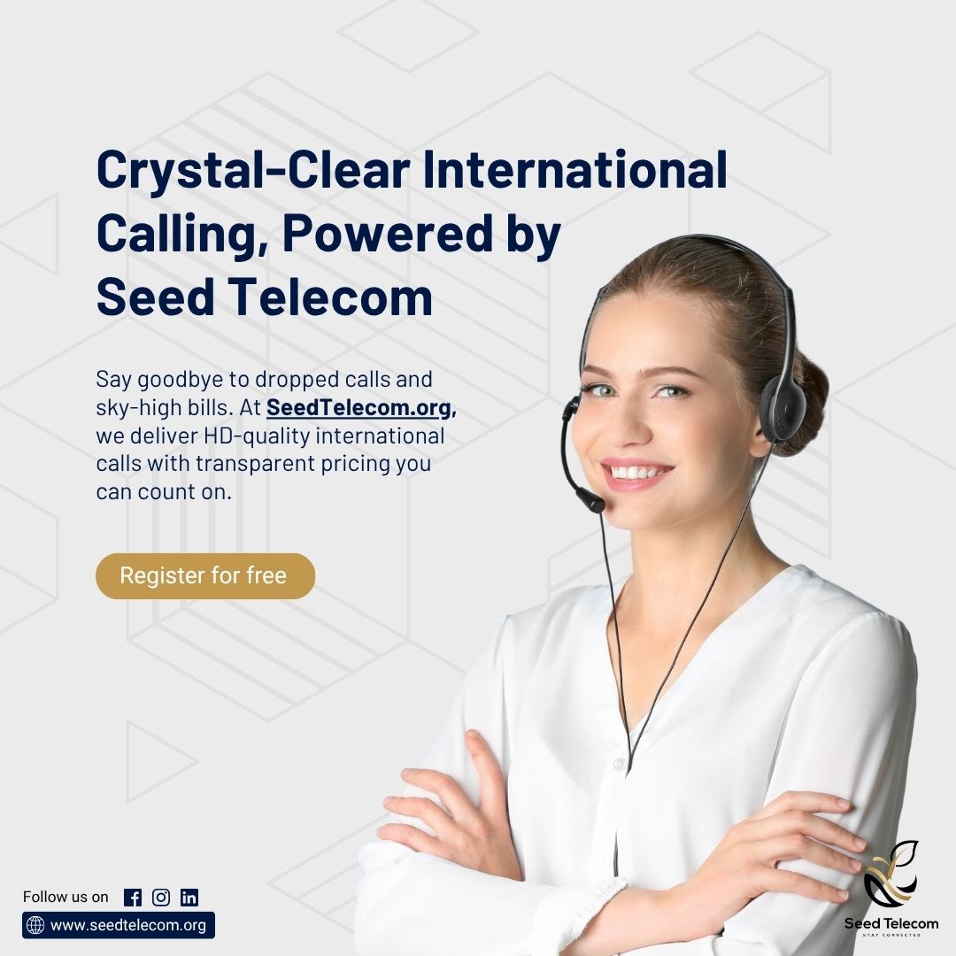seedtelecomorg's tweet image. Say goodbye to dropped calls and sky-high bills. At SeedTelecom.org, we deliver HD-quality international calls with transparent pricing you can count on.

🔗 Visit seedtelecom.org and get started today!

#SeedTelecomSolutions