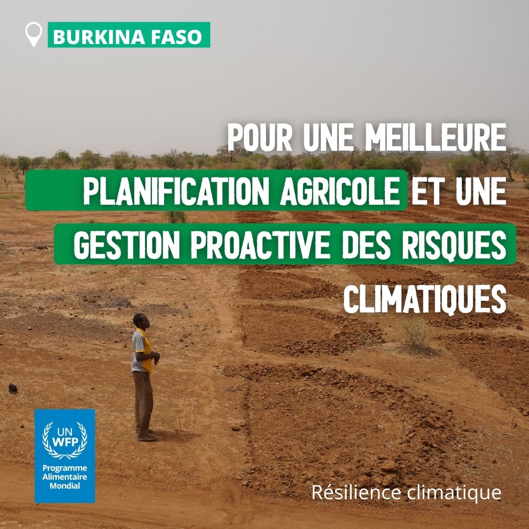 WFP_BurkinaFaso's tweet image. #BurkinaFaso. 346 personnes bénéficient d’une formation à l’action anticipatoire dispensée par l’Agence Nationale de la Météorologie et le PAM.
Objectif : mieux exploiter l’information agrométéorologique pour améliorer la planification et anticiper les risques climatiques.