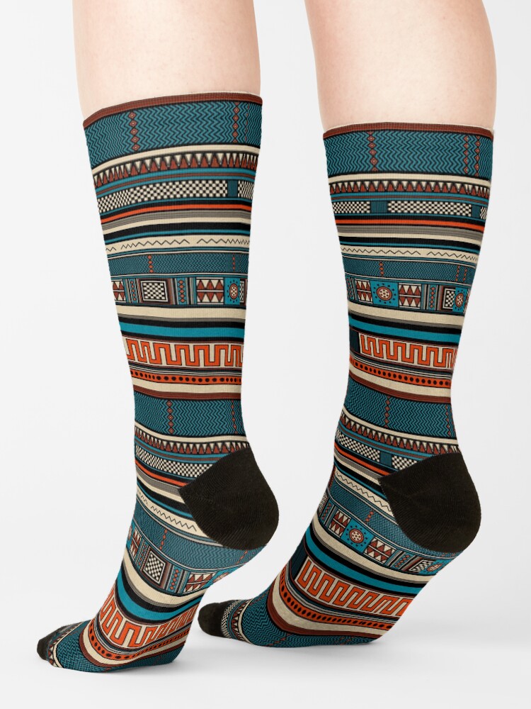 PDyaczenko's tweet image. Did you know ancient Greeks often wore sandals made from leather or wood, adapting to their rugged terrain? Step into history with these Ancient Greek geometric-style colorful pattern Socks, blending tradition and comfort! Available at redbubble.com/i/socks/Ancien…. #GreekDesign