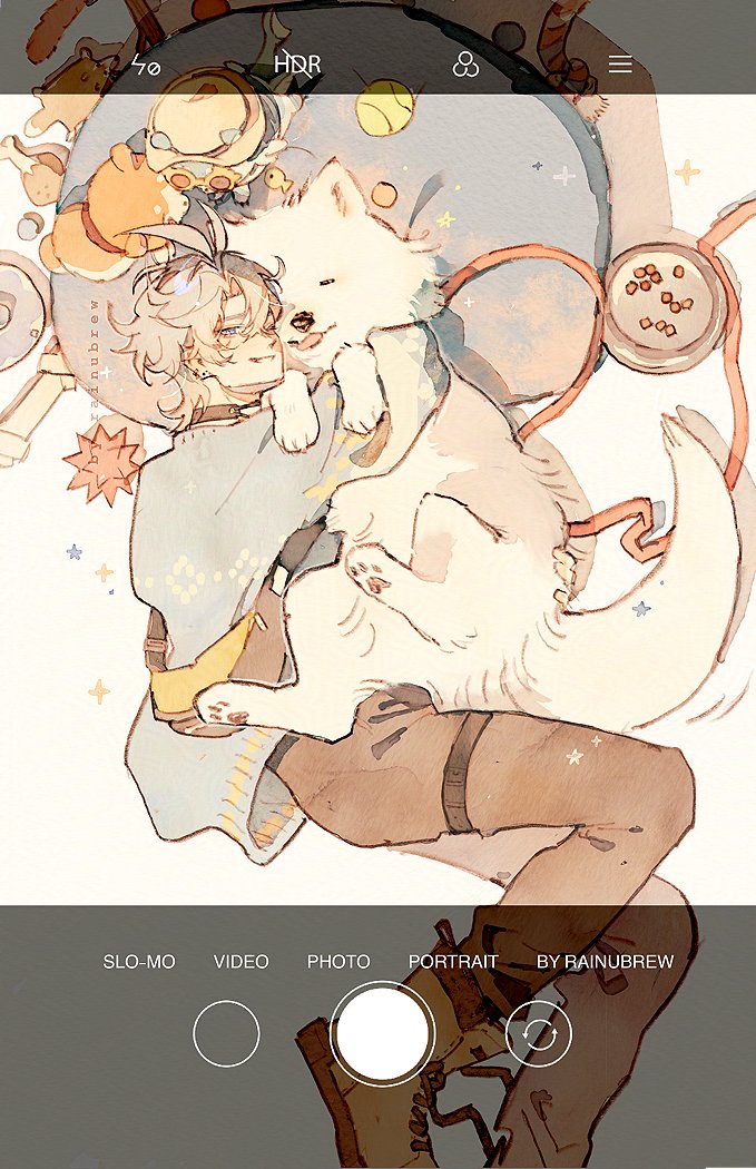 rainubrew's tweet image. im sick of all the angst. heres a good dog i drew 😃🐕🦺
#HonkaiStarRail #hsrcreators #Phainon
