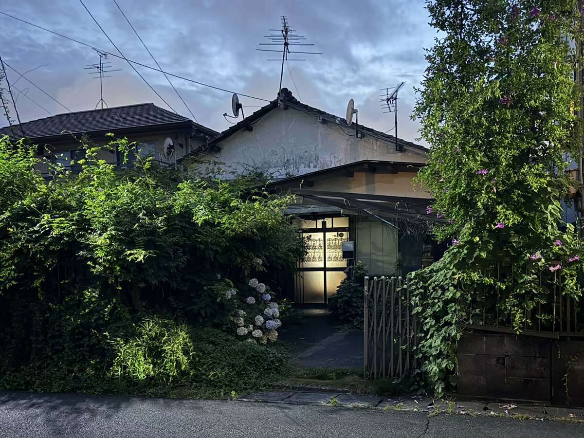 softypapa's tweet photo. Dinnertime in Japan. A quiet kitchen glow through frosted glass, warm and steady as the countryside darkens with the weight of summer. Outside, the low hum of early summer insects drifts through the still evening air. 🏮🍚🌿
#WalkingInJapan 🚶🏻♂️ #InakaLife #EveningInJapan #WabiSabi #JapaneseSummer #RetiringInJapan