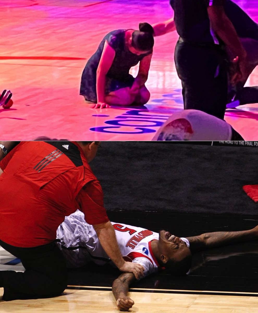The last time we were this gutted seeing someone on a basketball court in pain.