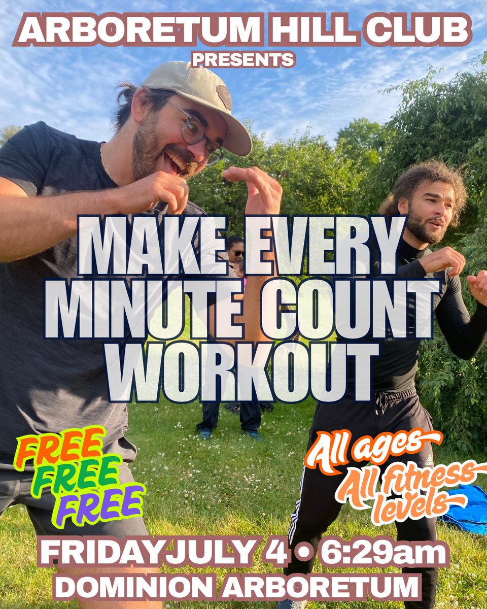 Friday 6:29am! Join us for 4️⃣ free workouts in July 😀

#FridayFitness #WeDoFunStuff