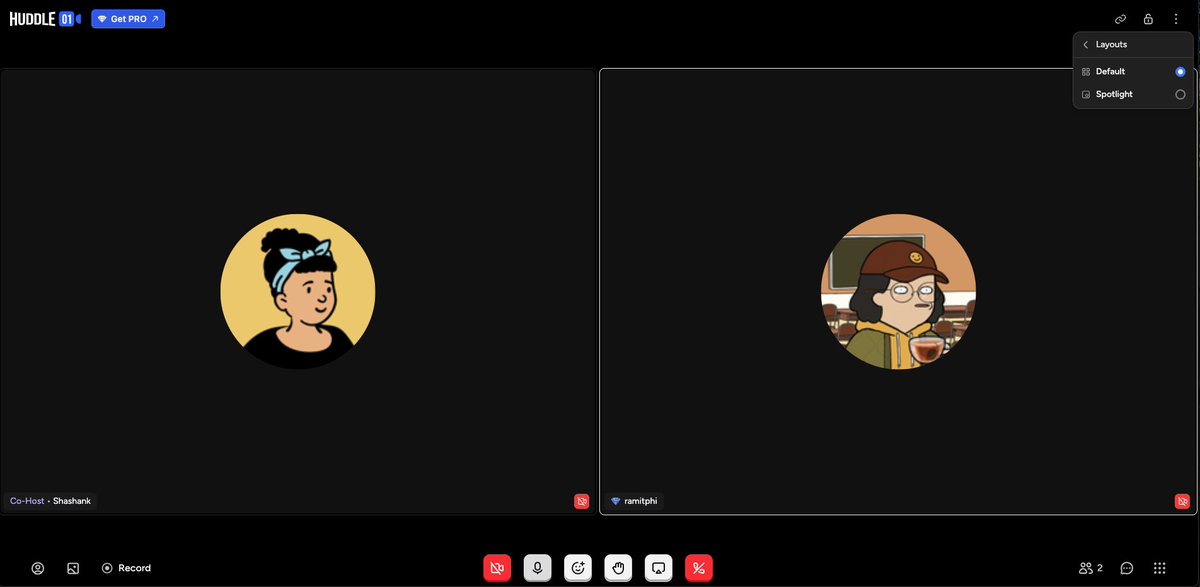 Fresh look, better UX &amp; new features <a href="/MeetOnHuddle01/">Huddle01 Meet (📹,🎙️)</a> 👀 🔜🔜