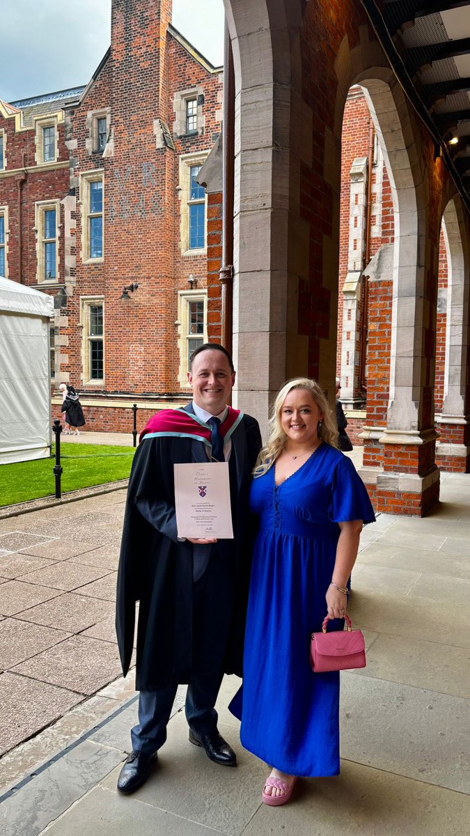 Graduation Day 👨‍🎓  <a href="/QUBelfast/">Queen's University Belfast 🎓</a>  <a href="/QUBSONM/">QUBNursing&Midwifery</a> #MSc #ACP
