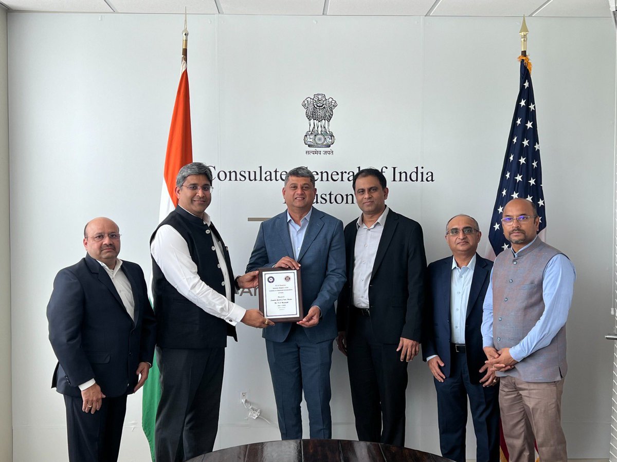 On the National Chartered Account Day, Board Members of the ICAI Houston Chapter met with Consul General D.C. Manjunath. 
CG appreciated their efforts on strengthening India US business ties and discussed avenues to strengthen the bilateral ties through enhanced collaboration in