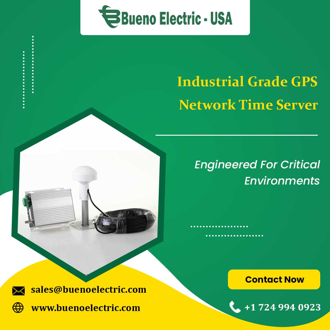 BuenoElectric's tweet image. Power up precision with Bueno Electric’s Industrial Grade GPS Time Server – built for tough environments where every millisecond counts.
buenoelectric.com/shop-products/…

#GPSTimeServer #IndustrialTech #NetworkPrecision #BuenoElectric #CriticalInfrastructure #TimeMatters