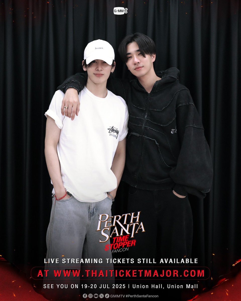 START! พร้อมที่จะหยุดเวลาไปพร้อมกันรึยัง ⏳🔥 #PerthSantaFancon

สำหรับบัตรแบบ Live Streaming สามารถซื้อได้ตั้งแต่วันนี้จนถึงวันแสดง
Buy Live Streaming Tickets 👉 shorturl.at/XdJnE

SEE YOU ON 19-20 JULY 2025 | Union Hall, Union Mall

#GMMTV