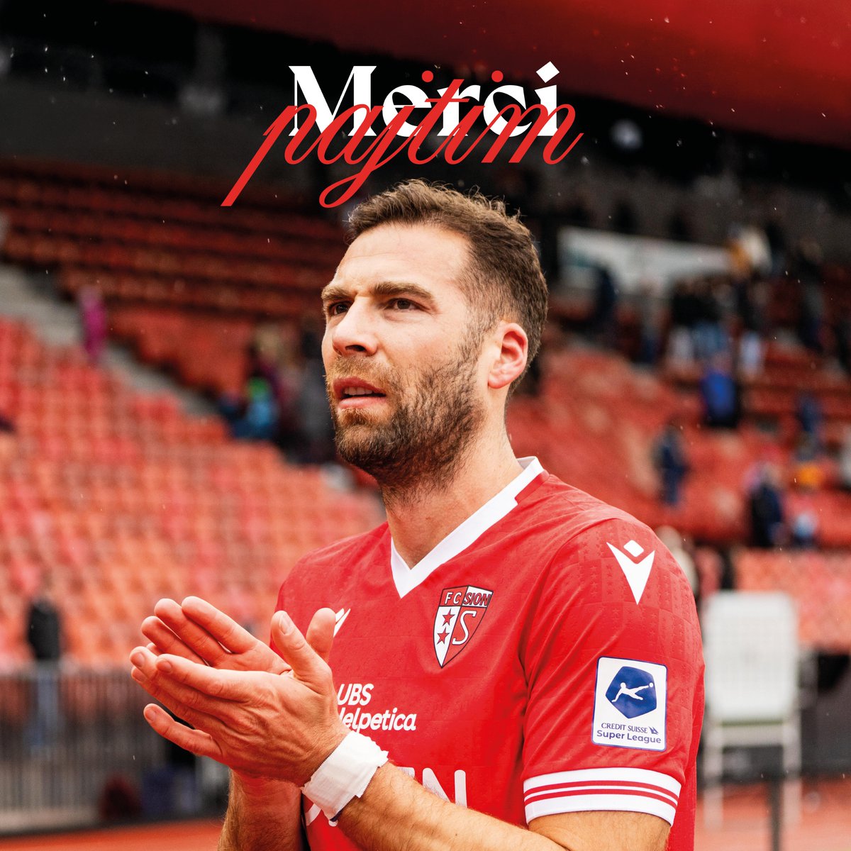 𝗙𝗶𝗻 𝗱𝗲 𝗰𝗼𝗹𝗹𝗮𝗯𝗼𝗿𝗮𝘁𝗶𝗼𝗻 𝗲𝗻𝘁𝗿𝗲 𝗹𝗲 𝗙𝗖 𝗦𝗶𝗼𝗻 𝗲𝘁 𝗣𝗮𝗷𝘁𝗶𝗺 𝗞𝗮𝘀𝗮𝗺𝗶 ℹ️

Le FC Sion et Pajtim Kasami ont décidé de mettre un terme au contrat qui les liait. 🤝🏻

📝 tinyurl.com/4a9699ej 

🗣️ 𝗔𝗹𝗹𝗲𝘇 𝗦𝗶𝗼𝗻 🔴⚪️

#Ensemble #Toujours