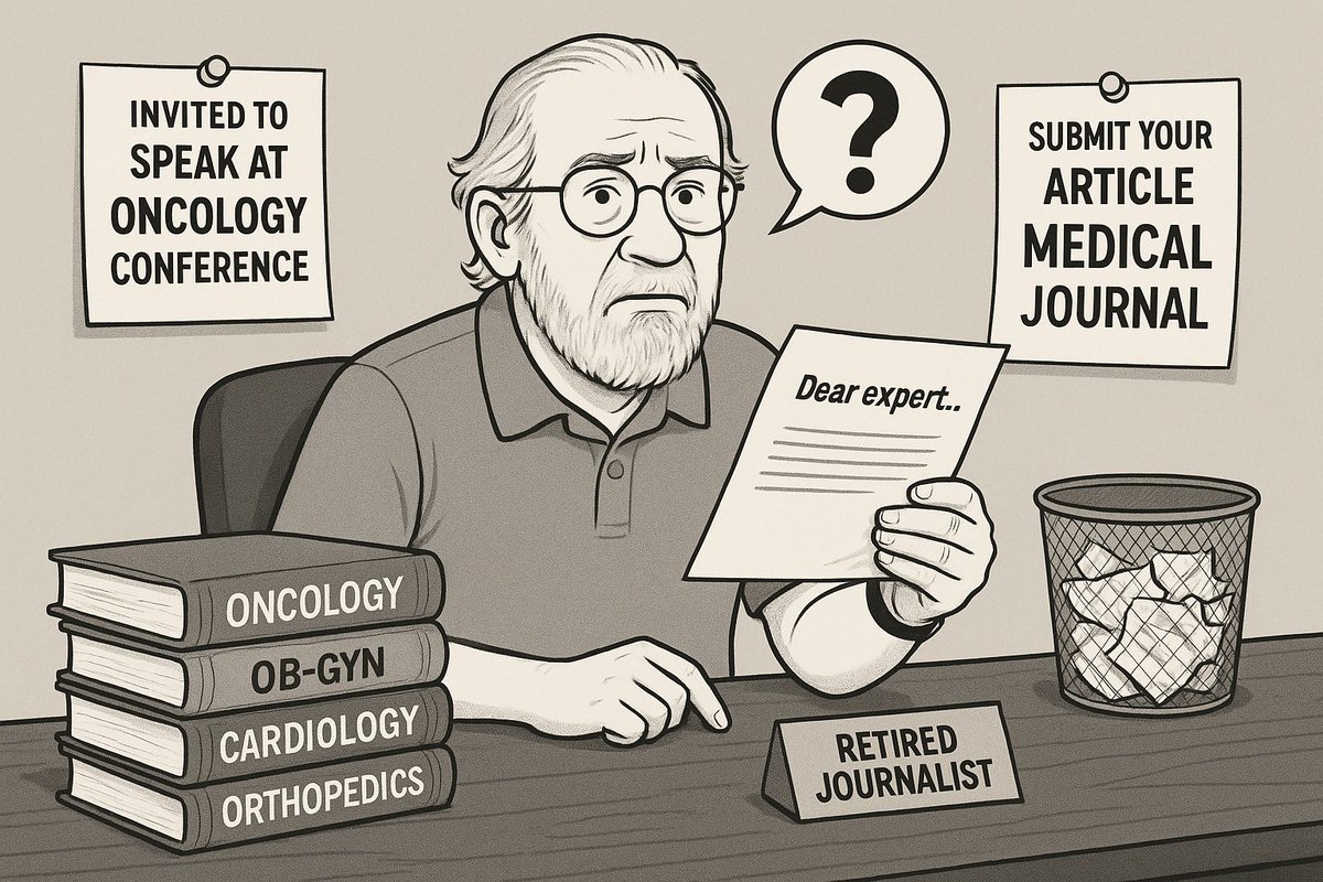 garyschwitzer's tweet image. I’m prey for predatory journals & conferences. Only 1/2 way thru the year & I’ve already received >60 invitations referring to my expertise in cancer, nursing, dentistry, orthopedics, etc. open.substack.com/pub/garyschwit…