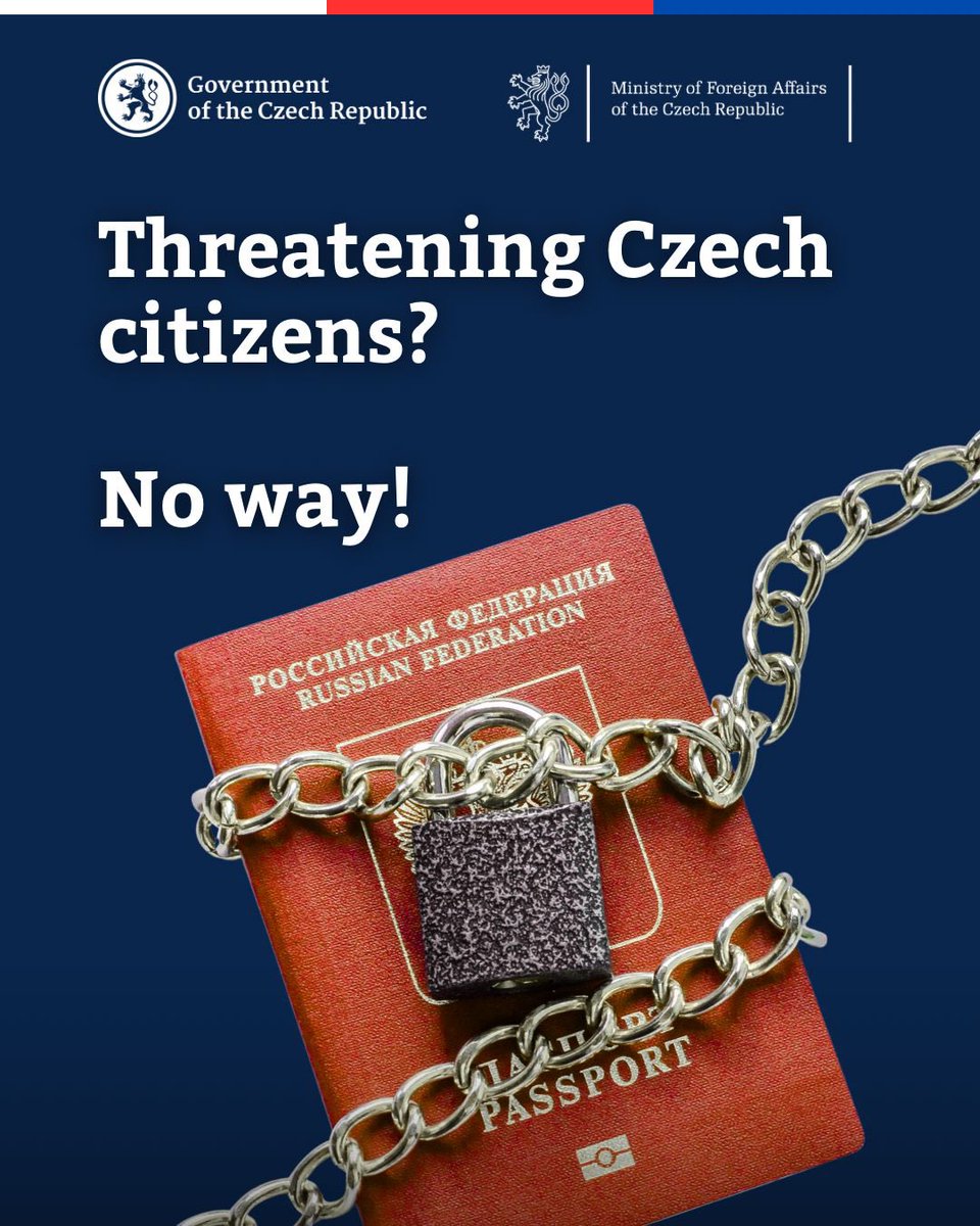 The government has added Oleg Osipov to the national sanctions list following my proposal. Threatening Czech citizens with death, as he did to Dominik Hašek in April, is absolutely unacceptable. It’s in our security interest to have national sanctions to stop such aggressors.