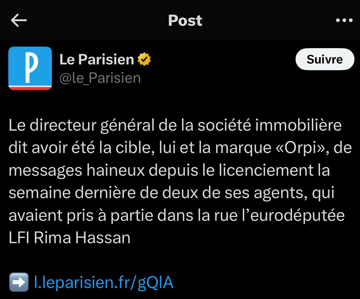 amin_snoussi's tweet image. Le directeur de ORPI confirme que c’est bien les soutiens du régime colonial israélien qui ciblent et menacent la société.

Suite au licenciement des employés qui harcelaient @RimaHas.

L’impunité des soutiens du génocide à Gaza libère la parole raciste et violente 🤷🏽‍♂️