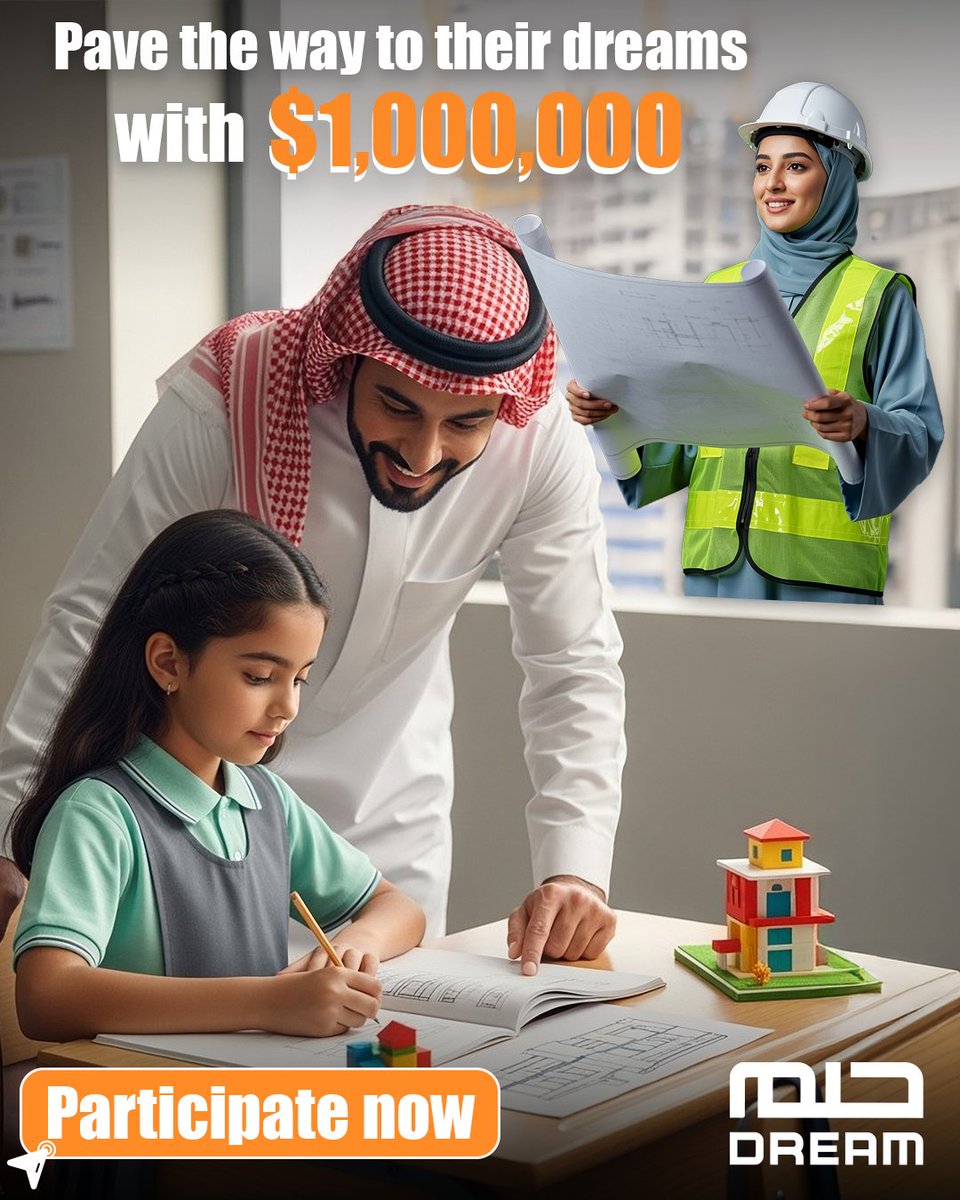جاهز تكون المليونير في 17 يوليو؟ 
أحلامهم تكبر معهم وكذلك مسؤوليتك عن تحقيقها! إنها فرصتك لتضمن لهم مستقبلاً واعداً يليق بطموحاتهم. شارك الآن وقد تكون أول مليونير في 2025! غيّر حياتك وحياتهم.  

#حلم #تطبيق #أحلامك_حقيقة #غير_حياتك #السحب_الشهري #سحب_المليون #المليون_صار_مليونين