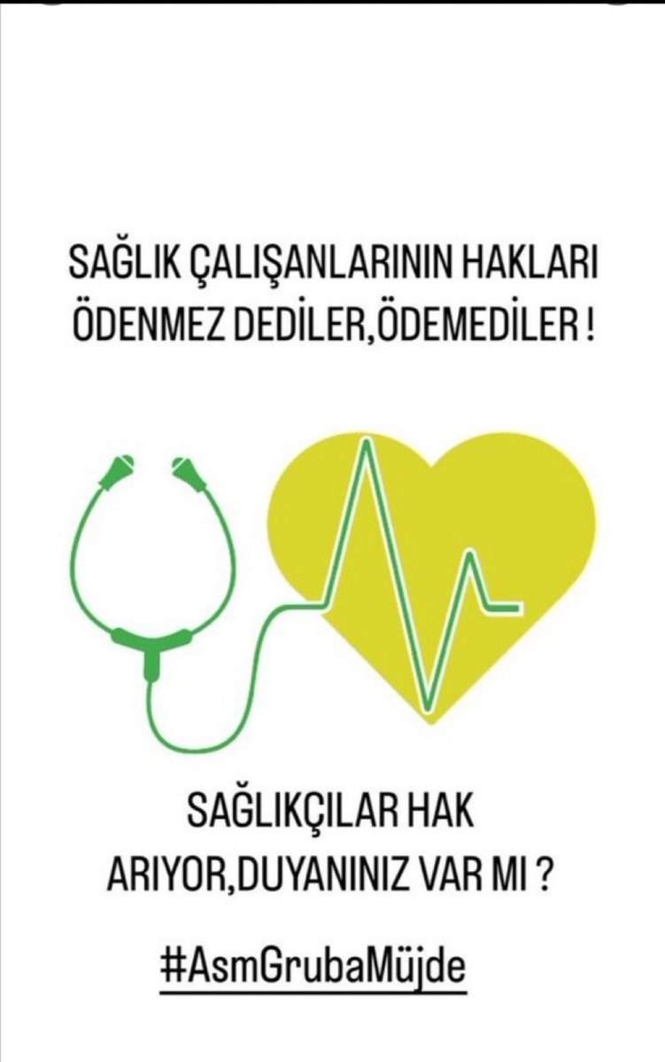 Asm grup elemanları sarf malzemesi değildir özlük hakkı istiyoruz beyaz kod hakkı istiyoruz mesleğimizi sağlıkçı sıfatı ile yapmak istiyoruz 

#ÖzlükHakkıMüjdesi
