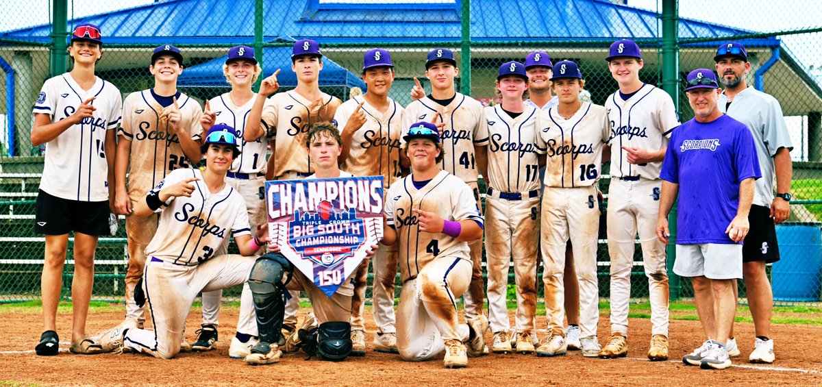 CadenNorris19's tweet photo. Scorpions Alabama 15U Grey take Tennessee!

5-1 on the weekend. 

11-3 victory in the championship game. 

Tennessee - ScorpNation at its best!

@ScorpNationSE || @OrlandoScorps https://t.co/T1VDTqVmzj