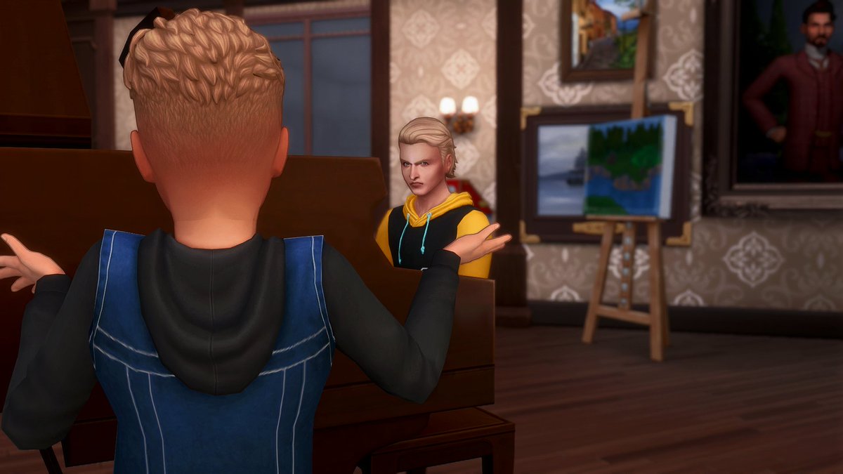 I don't know about school, but at home Jean is constantly bullied by his younger brother. Andre pisses him off every single day😭 

 #TheSims4