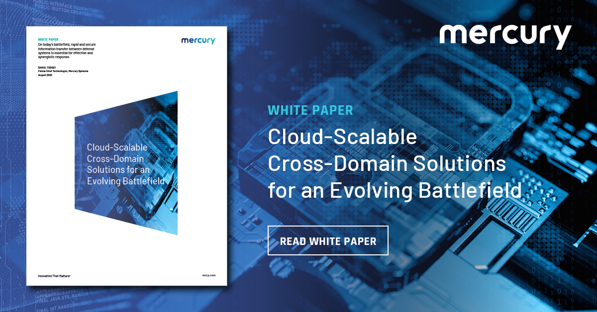 MRCY's tweet image. Discover how cross-domain solutions are needed for rapid and secure information transfer between defense systems, essential for effective synergistic response. ow.ly/Z5y050WiAFH

#CrossDomainSolutions #SecureData