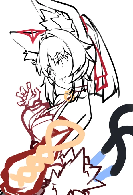 WIP!猫又 #ゼンゼロ