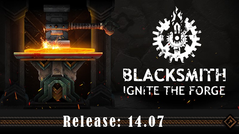Get your hammer ready and heat the furnace... Blacksmith: Ignite the Forge launches July 14! Become a master smith, craft weapons by hand, and send your mercenaries on missions. ⚒️

Wishlist now on Steam: store.steampowered.com/app/2651220/Bl…

#blacksmith #game #release
