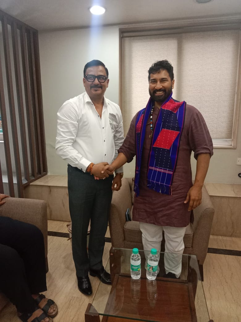 BJP Nagaland State Treasurer Shri Kamal Kumar Jain called on Shri <a href="/anilkantony/">Anil K Antony</a>  ji, National Secretary, National Spokesperson <a href="/BJP4India/">BJP</a>, Prabhari
@bjp4nagaland &amp; <a href="/BJP4Meghalaya/">BJP Meghalaya</a> , at his office <a href="/BJP4India/">BJP</a> HQ, New Delhi, seeking his blessings and guidance upon assuming charge.