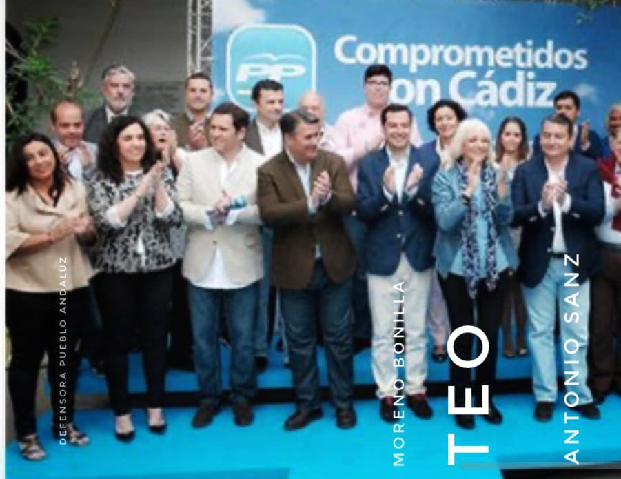 La candidata impuesta por el PP para Defensora del Pueblo Andaluz iba en las listas del PP de Cádiz en 2015.

El PP nos ha mentido. Nos dijo que era independiente y que nada tenía que ver con la política.

Imparcialidad NINGUNA. 

Moreno Bonilla desprestigia las instituciones y