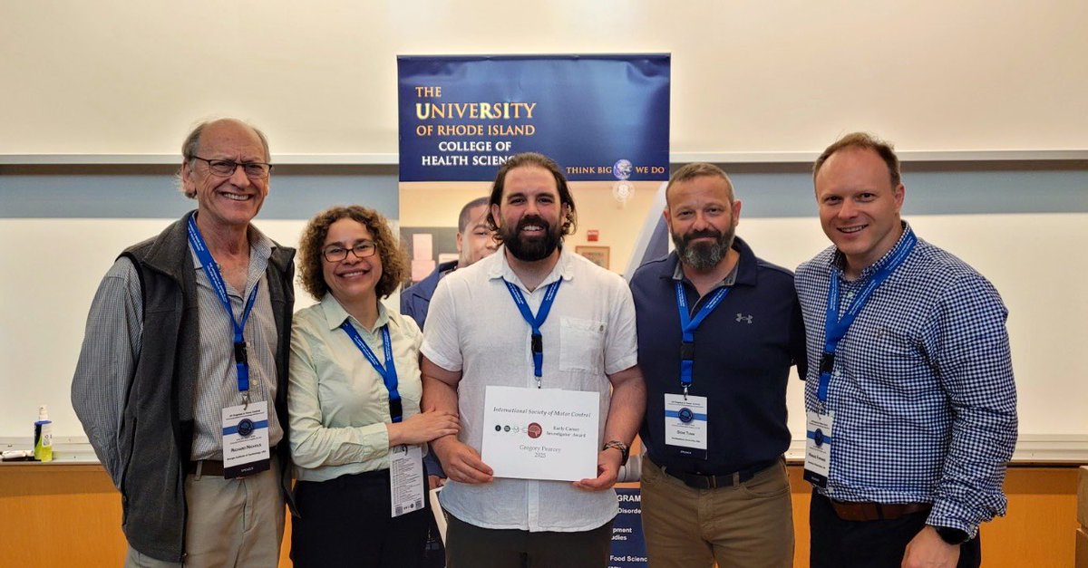 gregorypearcey's tweet image. I’m incredibly honoured to receive the International Society of Motor Control Early Career Investigator Award. This recognition reflects the amazing mentors, collaborators, and trainees I’ve had the privilege to learn from and work alongside. Thank-you all! 🙏