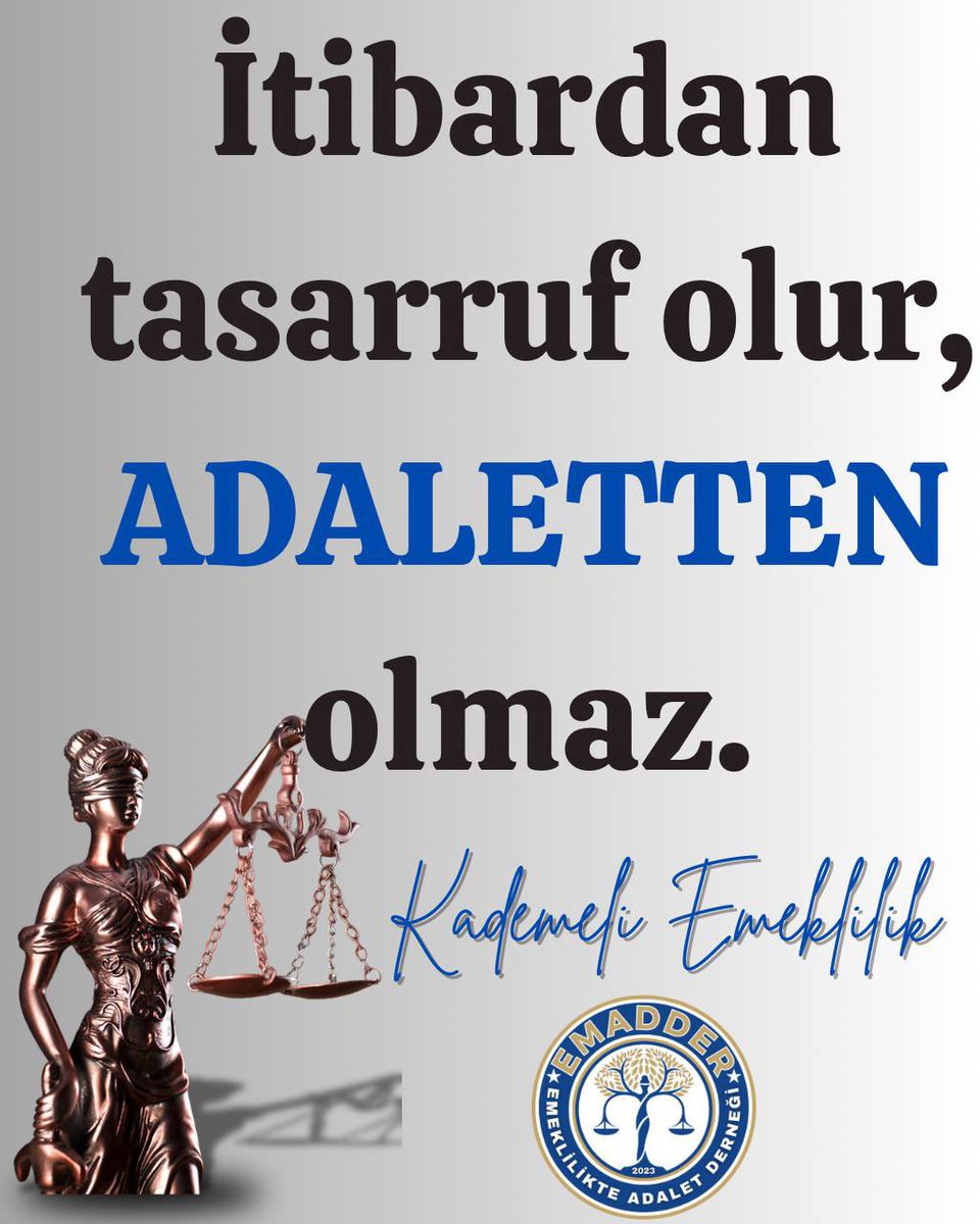 Emeklilikte hak hukuk ve adalet için kademeli emeklilik acilen hayata geçirilmelidir.