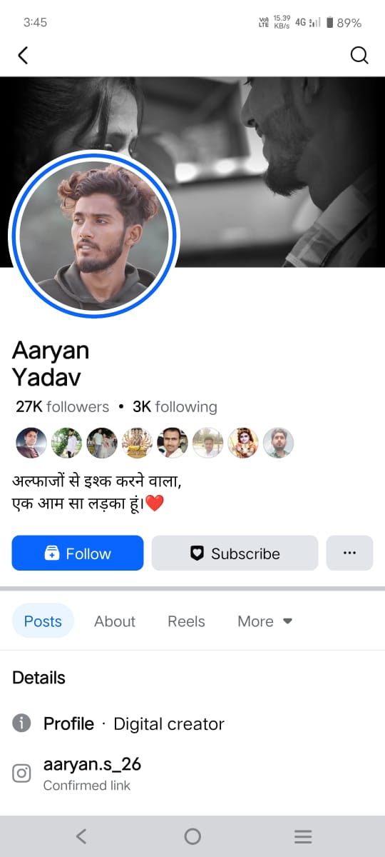 सचिन द्विवेदी 🚩 (@sachin_dwivedi0) on Twitter photo यह व्यक्ति (Aaryan Yadav) सोशल मीडिया पर महिलाओं के खिलाफ अश्लील और आपत्तिजनक पोस्ट कर रहा है, जो न केवल महिला सम्मान के खिलाफ है बल्कि समाज में गंदी सोच फैलाता है।
Proof-facebook.com/share/p/16sxPq…
<a href="/bihar_police/">Bihar Police</a> संज्ञान लें और सख्त कार्रवाई करें।🙏🙏 यह व्यक्ति (Aaryan Yadav) सोशल मीडिया पर महिलाओं के खिलाफ अश्लील और आपत्तिजनक पोस्ट कर रहा है, जो न केवल महिला सम्मान के खिलाफ है बल्कि समाज में गंदी सोच फैलाता है।
Proof-facebook.com/share/p/16sxPq…
<a href="/bihar_police/">Bihar Police</a> संज्ञान लें और सख्त कार्रवाई करें।🙏🙏