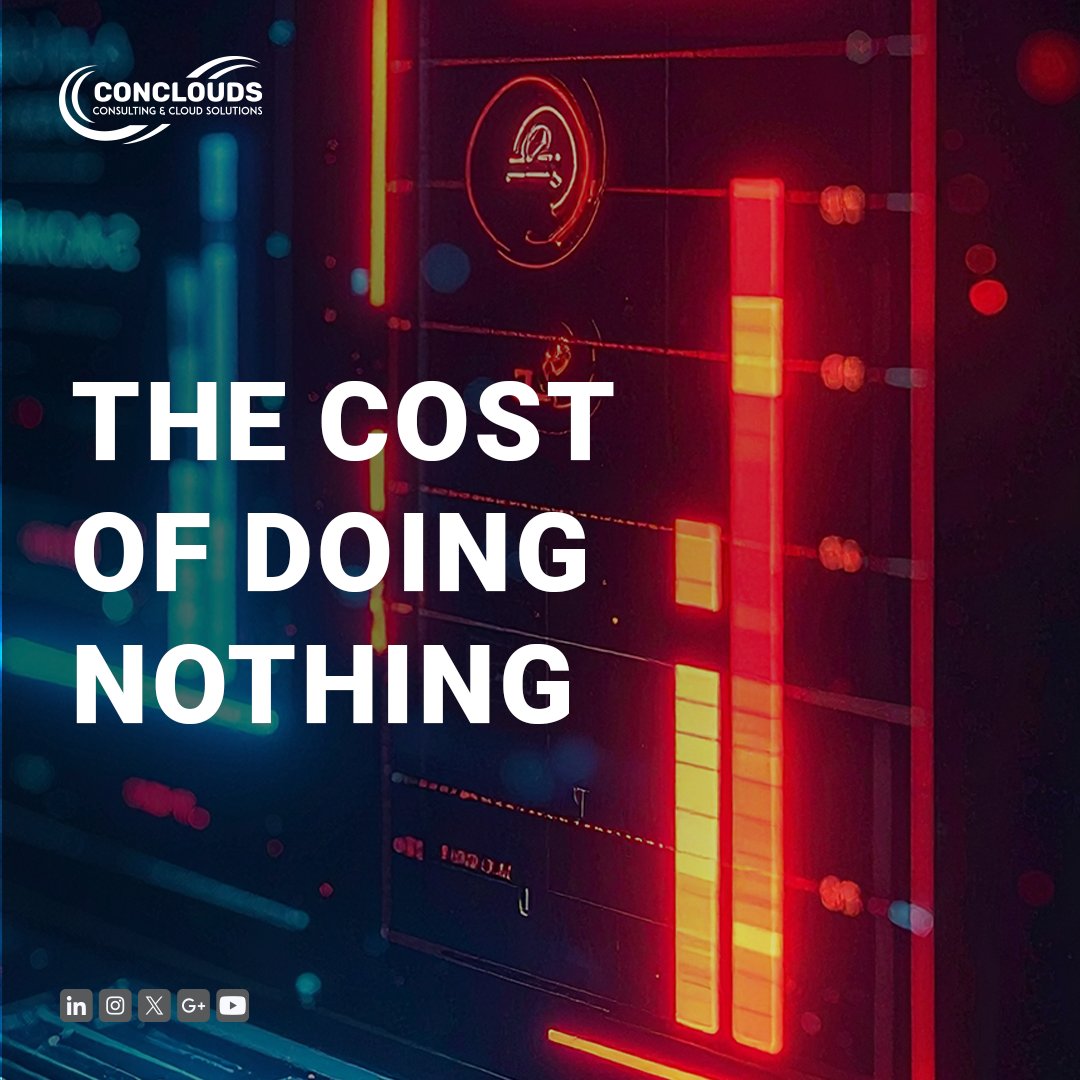 Conclouds2007's tweet image. Inaction = missed growth. #Conclouds #DigitalNow #BusinessWarning