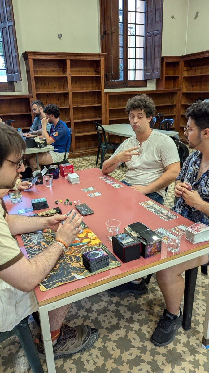 jovmag's tweet photo. 🎉 Molt contents amb el primer dimarts obert de Joventuts Màgiques!
Una tarda de jocs, riures i bona companyia 🎲🧙‍♂️
Gràcies a tots per venir! 

📍 Ens trobaràs cada dimarts de Julio i Agost de 19:30 a 21:30 a la Biblioteca Antiga de Pineda de Mar.
Vine a jugar amb nosaltres! https://t.co/OdAO08wPz0