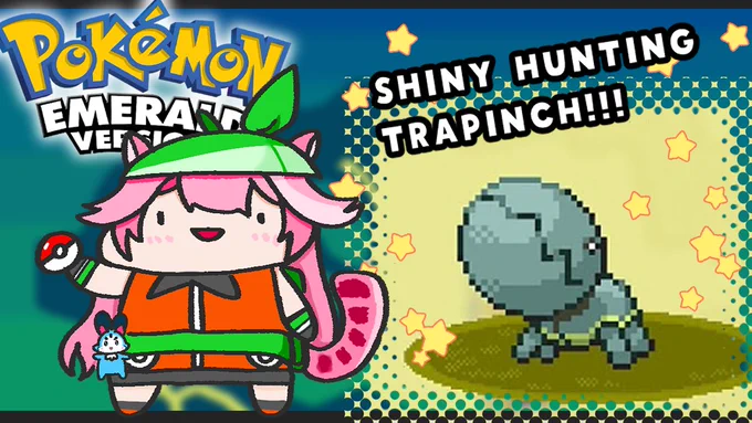 @raorapanthera: GORILLA STREAM! 🦍 【POKEMON EMERALD】 let's shiny hunt together!!! Starts in... 30mins!!! RAOOO! ✨ -----------------------#CiaoRaora
