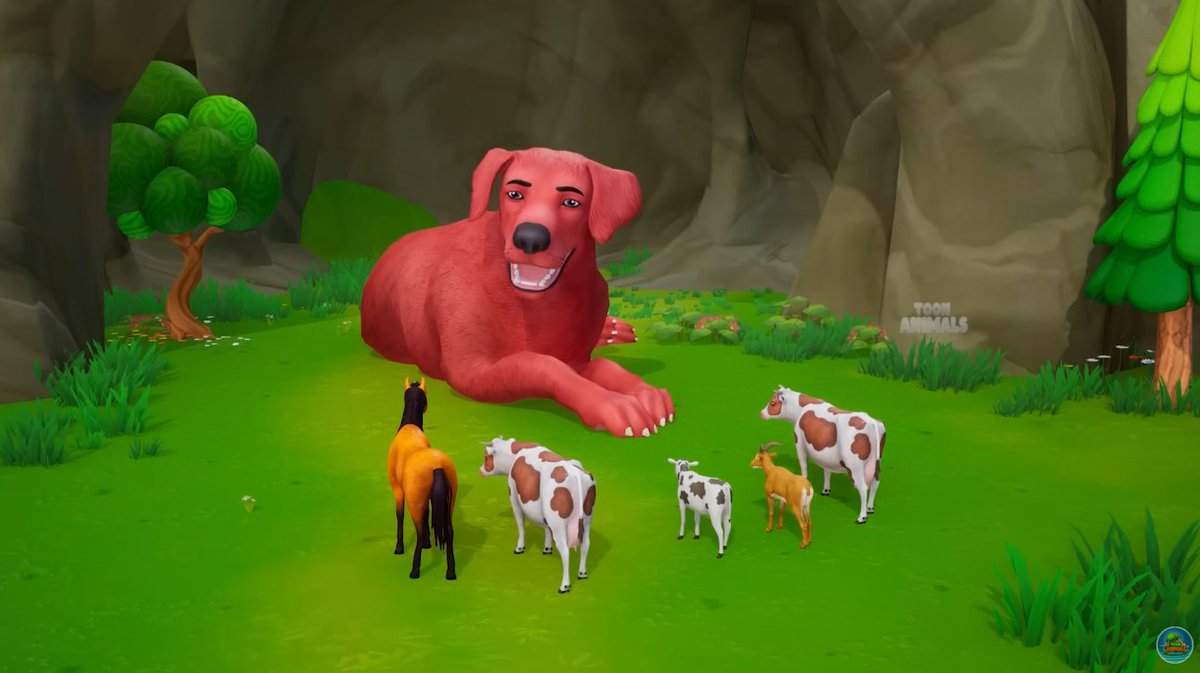 AnimalsToon's tweet photo. Surprise Giant Red 🐕 Dog on Farm! 🐄 Cow, 🐖 Pig &amp; 🐓 Hen Encounter | Anima... https://t.co/6AC3JWdbz1 via @YouTube 
#GiantRedDog #FunnyAnimals #FarmDiorama #AnimalSurprise #cartoonanimals #GiantDogHouse #AnimalDiorama #AnimalFun #DogHouseAdventure https://t.co/8zUn2stiUM