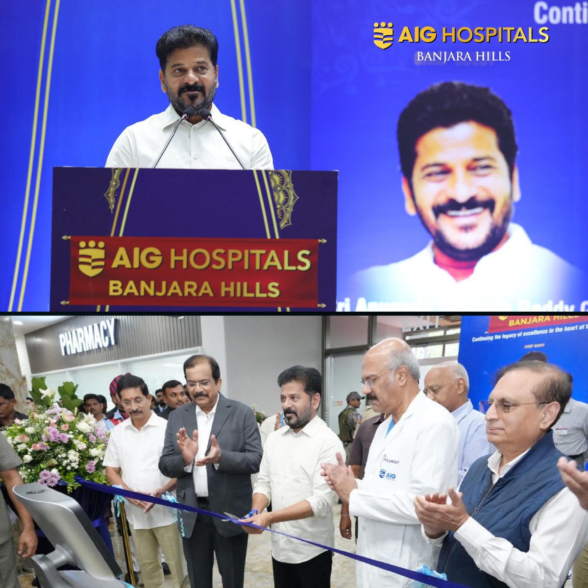 AIGHospitals's tweet image. Hyderabad Gets a New Landmark in Healthcare: AIG Hospitals Banjara Hills Now Open!

We are proud to announce the grand opening of AIG Hospitals, Banjara Hills, our brand-new 300-bedded multispecialty hospital at the heart of Hyderabad and Secunderabad.

The inauguration was…