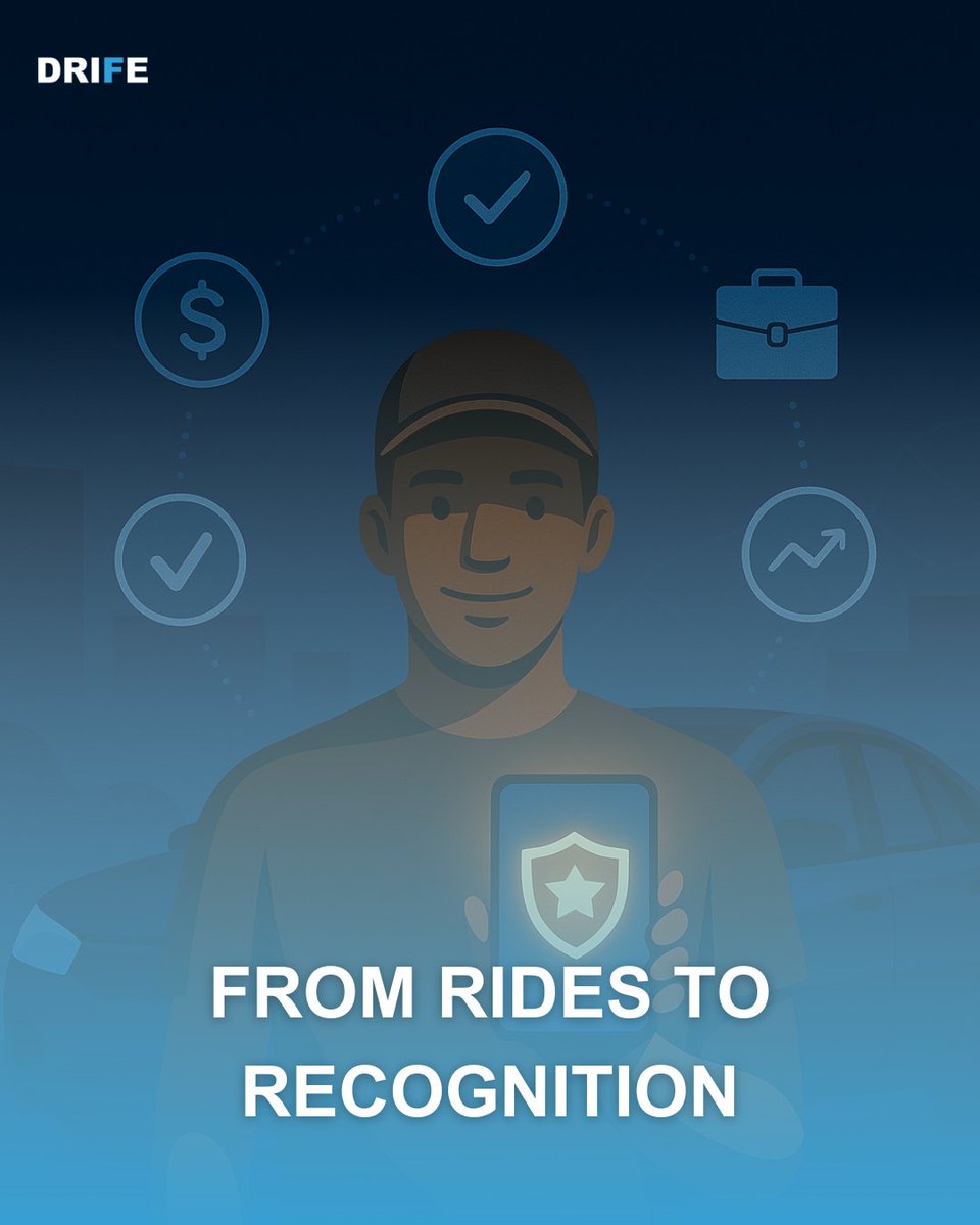 Drife_official's tweet image. 5,000 rides. No history. No leverage.
In Web 2, your work disappears into ratings.
In Web3, it becomes a reputation you can carry.
A soulbound identity.
Proof of trust.
Built by every ride.
#DriverFirst #ReputationLayer #SoulboundTokens #Web3Mobility #DRIFE