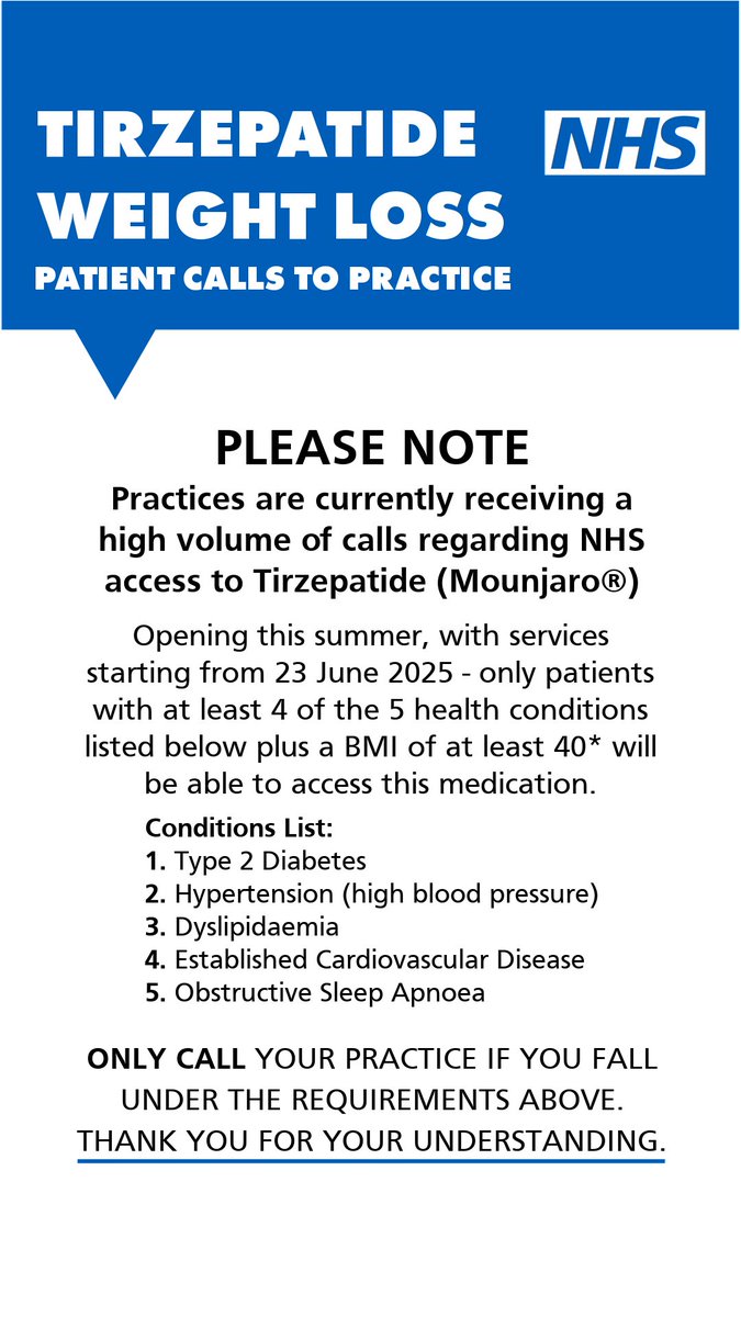 Regarding the information below, we are advising all eligible patients to submit a Health Form in the first instance, which you can do by heading over to our website and scrolling down to our Digital Front Door.