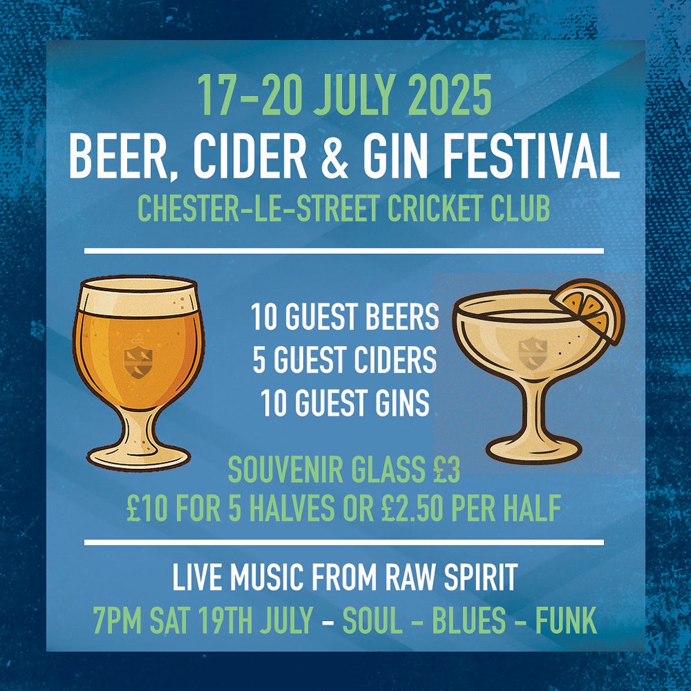 clscricketclub's tweet image. 🚨 BEER, CIDER &amp;amp; GIN ‼️

🍻 Our festival returns and it’s just around the corner! 

🏏 Cricket throughout the weekend 
🎸 Live music from the brilliant Raw Spirit
🍻 15 guest beers and ciders 
🍸 10 guest gins 

🙌🏻 All welcome!