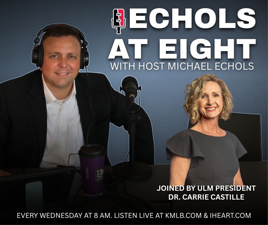 MichaelEchols's tweet image. Tune in to Echols at Eight TODAY at 8 AM! We're thrilled to welcome ULM's new President, Dr. Carrie Castille, as our special guest. Join us for a discussion on Louisiana’s School of Pharmacy at ULM and Health Sciences for a brighter future!
#lalege #ulm KMLB.com