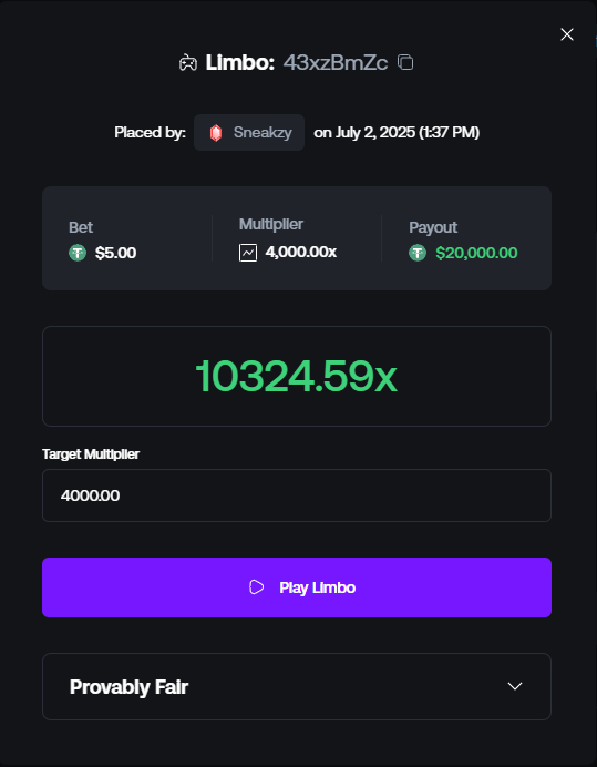 I can't believe it wtf 🤑 <a href="/shufflecom/">Shuffle.com</a> 

5$ -&gt; 20,000$