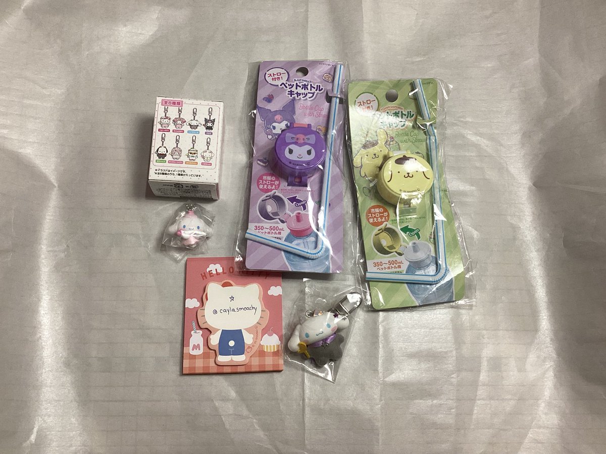 caylasmoachy's tweet photo. Set ละ 159฿ (8) ได้ของตามภาพ

#ตลาดนัดซานริโอ้ #ตลาดนัดsanrio​ #sanrio #รับหิ้วญี่ปุ่น #หิ้วญี่ปุ่น https://t.co/zSCQ8C0Dmh