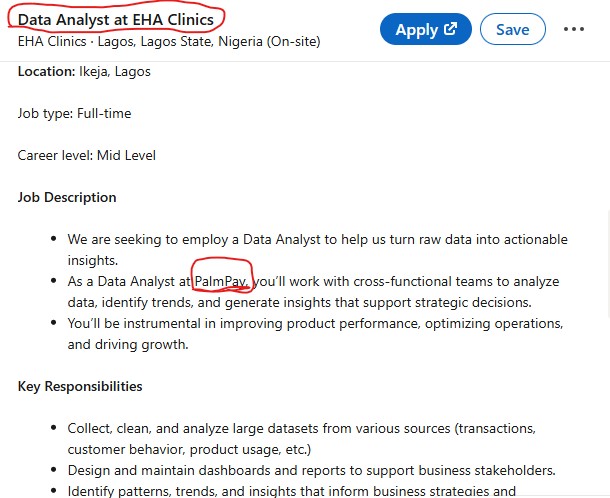 The funniest Job advert seen today. 
#TechCareers #dataanalyst #employees #hr