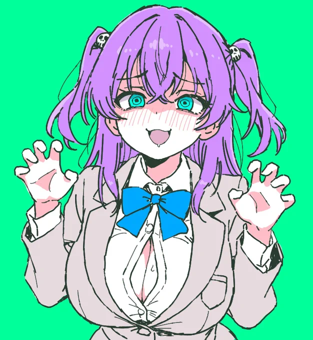 性癖女OC落書き どくタイプ(適当)